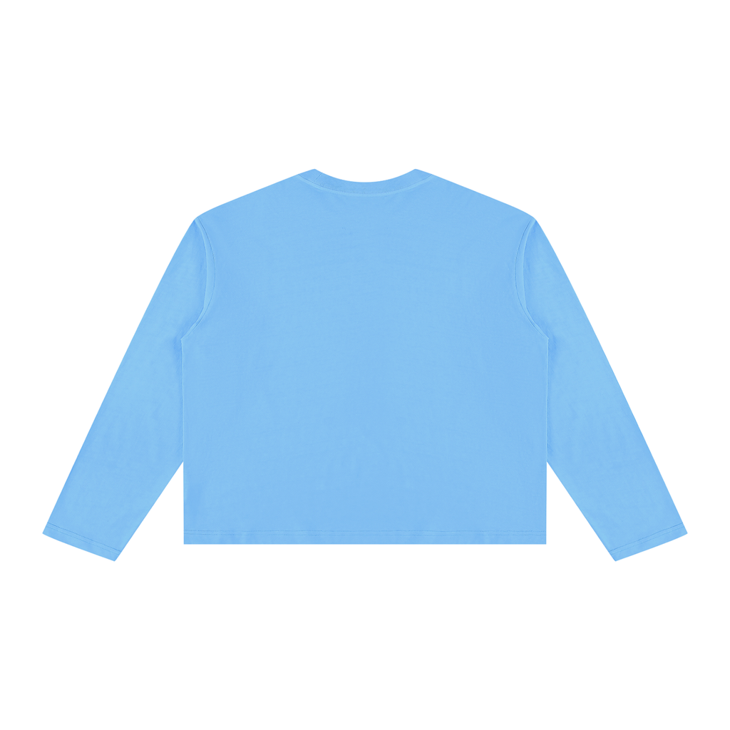 Unisex Vintage Wash Long Sleeve Boxy T-Shirt