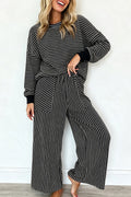 Cozy Striped 2-piece Set