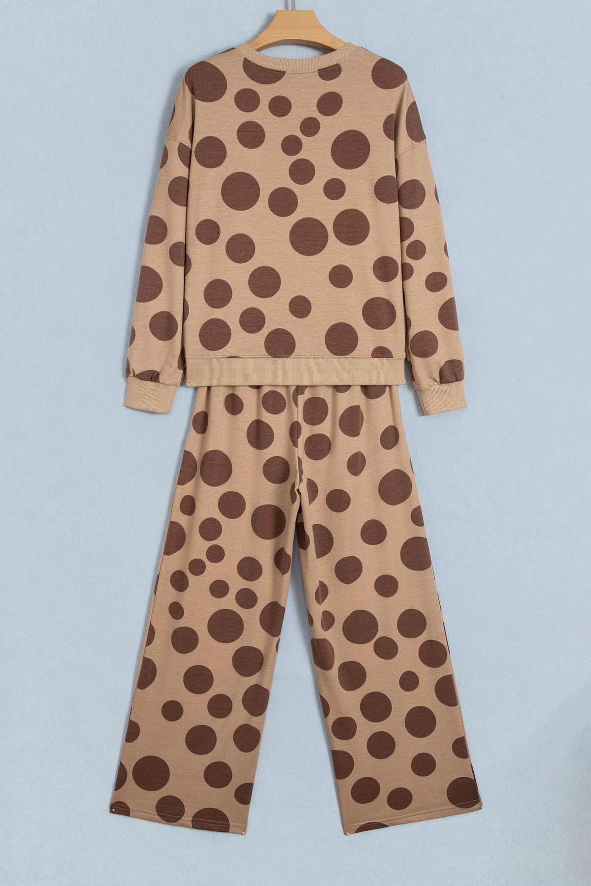 Polka Dot Relaxed Pants Set