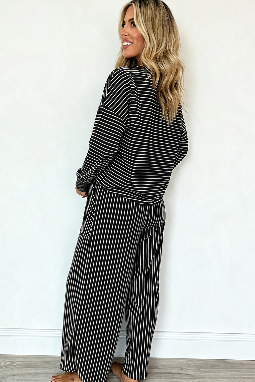 Cozy Striped 2-piece Set