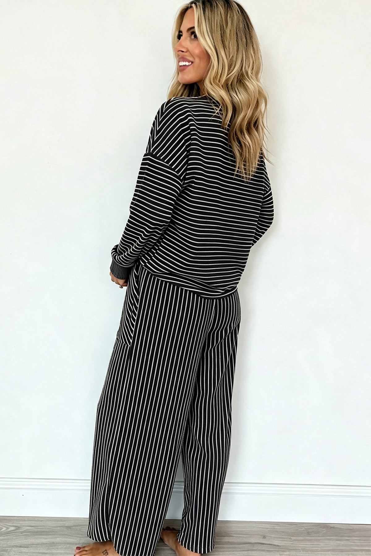 Cozy Striped 2-piece Set