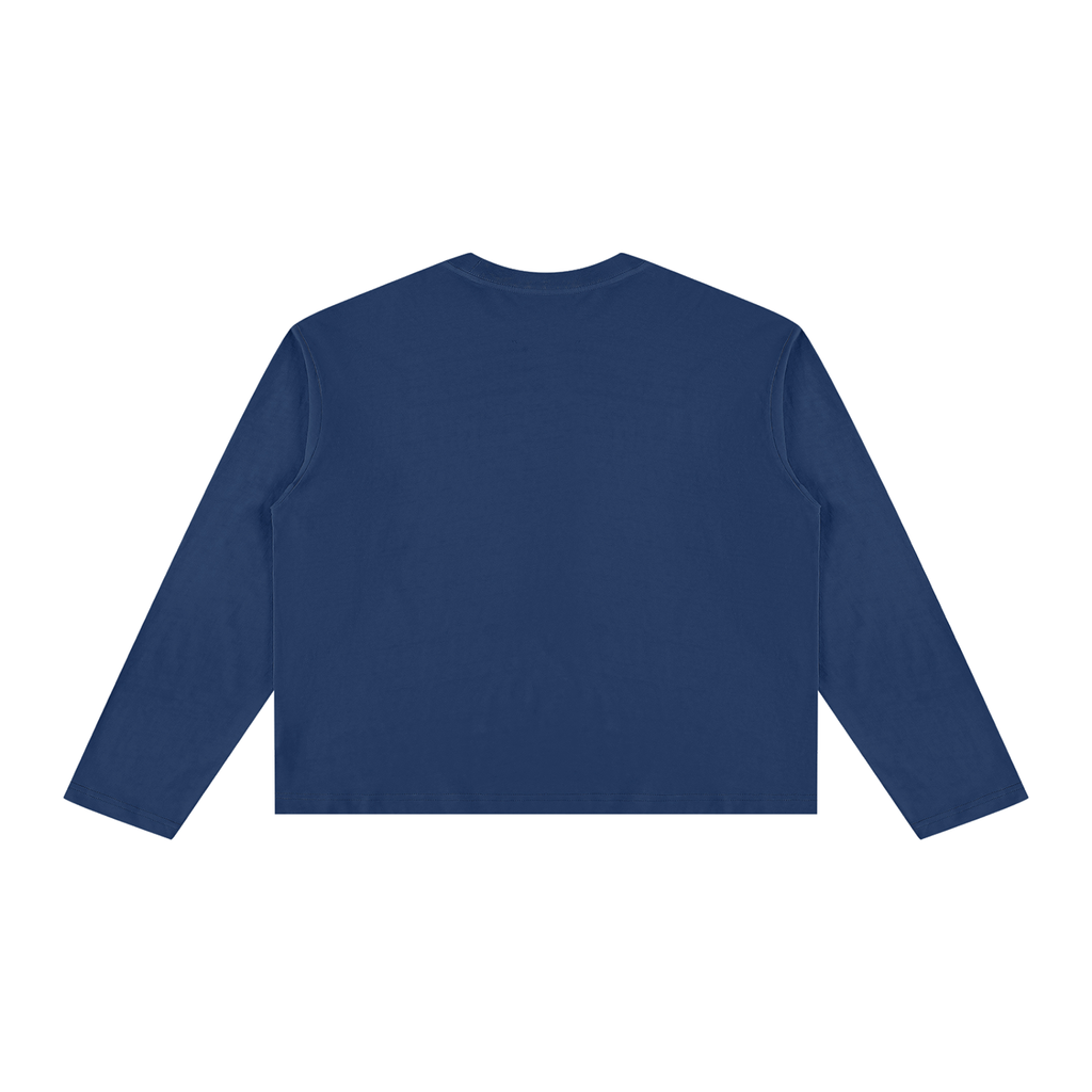 Unisex Vintage Wash Long Sleeve Boxy T-Shirt