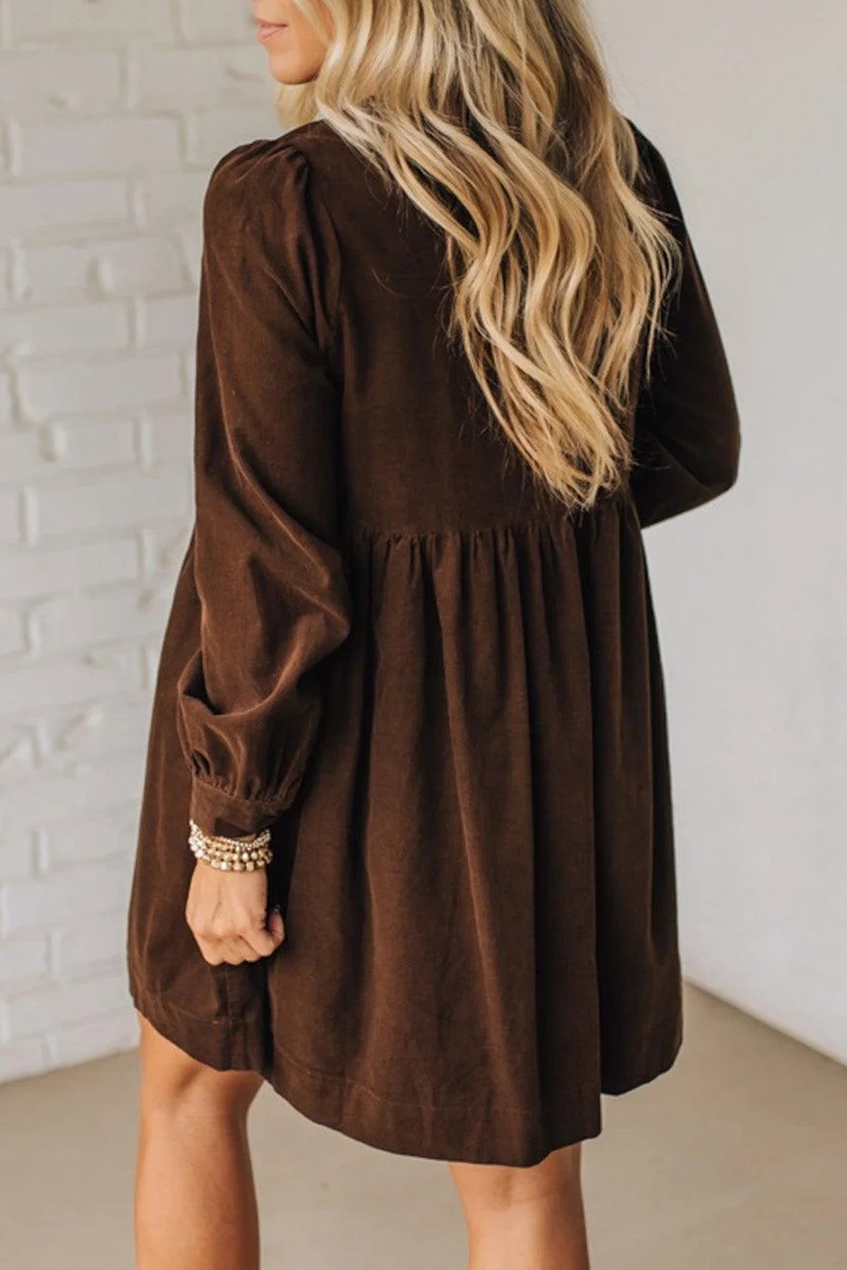 Corduroy Mini Dress