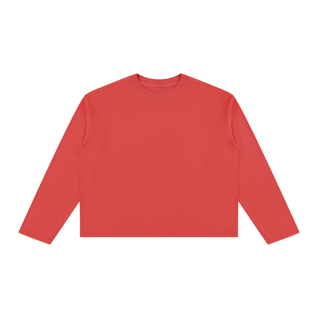 Unisex Vintage Wash Long Sleeve Boxy T-Shirt