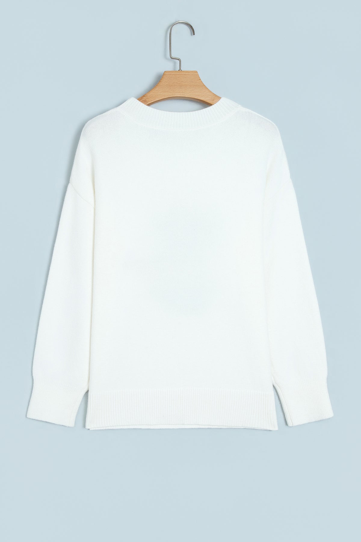 Cozy Dog Print Relaxed Sweater