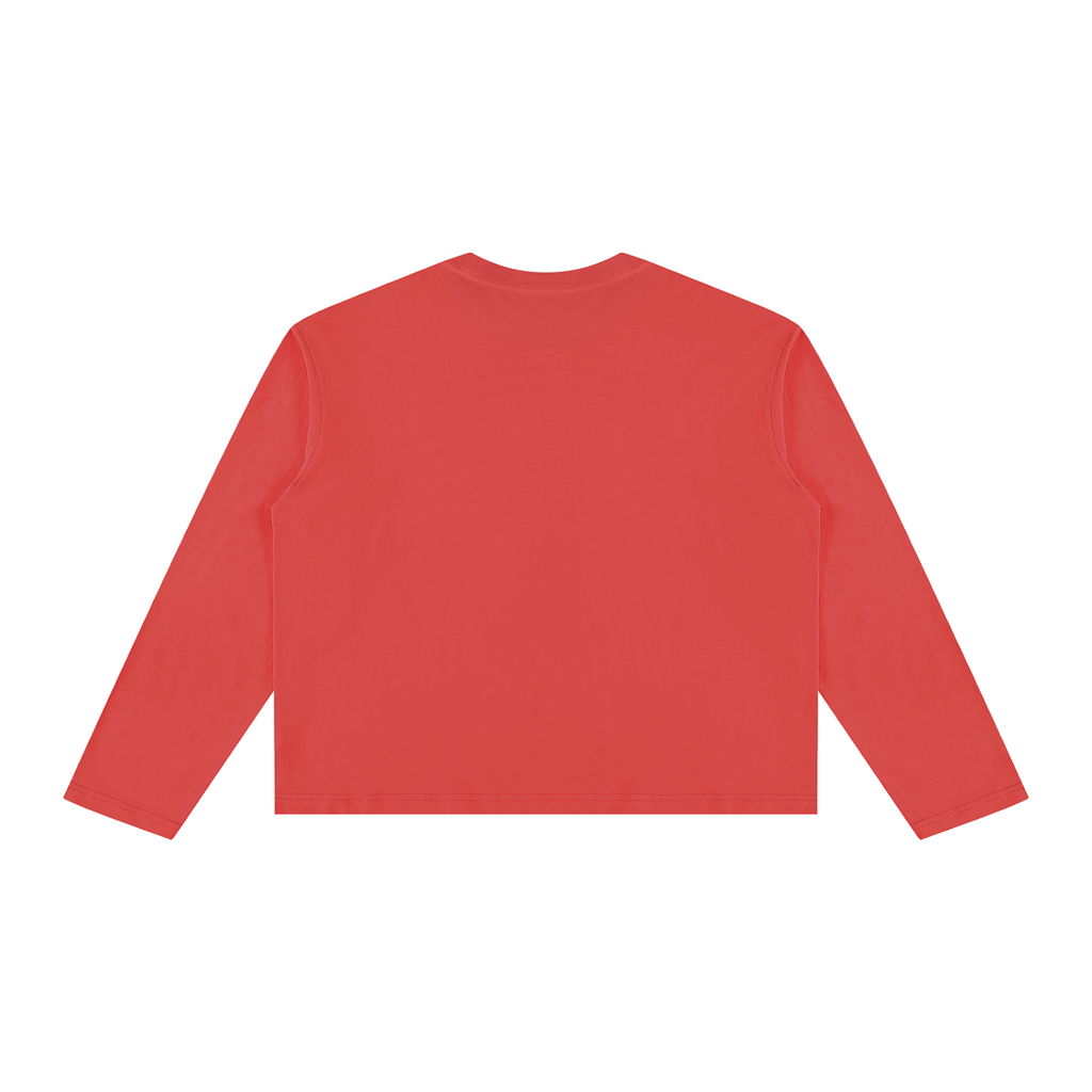 Unisex Vintage Wash Long Sleeve Boxy T-Shirt