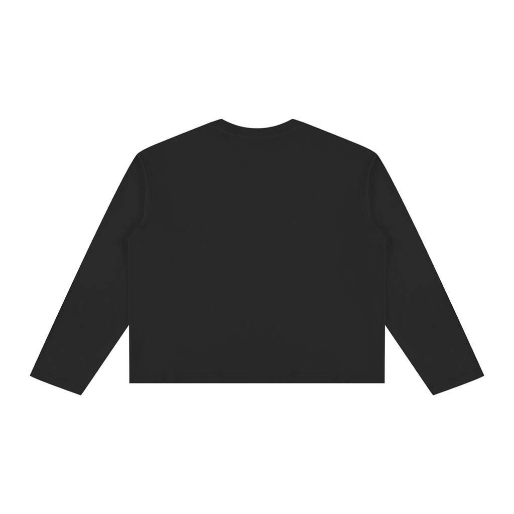 Unisex Vintage Wash Long Sleeve Boxy T-Shirt