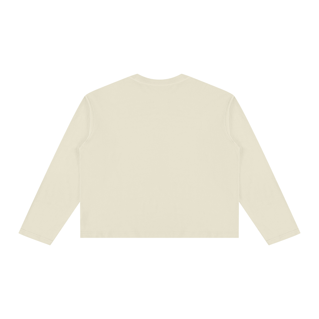 Unisex Vintage Wash Long Sleeve Boxy T-Shirt