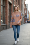 Fall Daisy Sweater