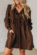 Corduroy Mini Dress