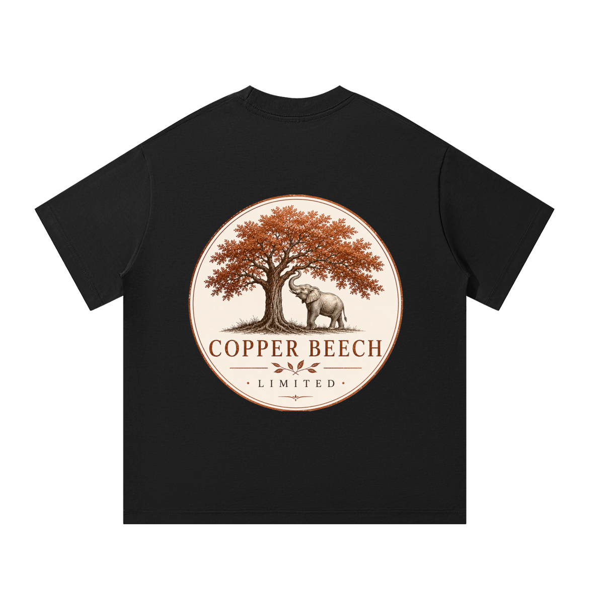 Copper Beech Unisex Oversized Tee